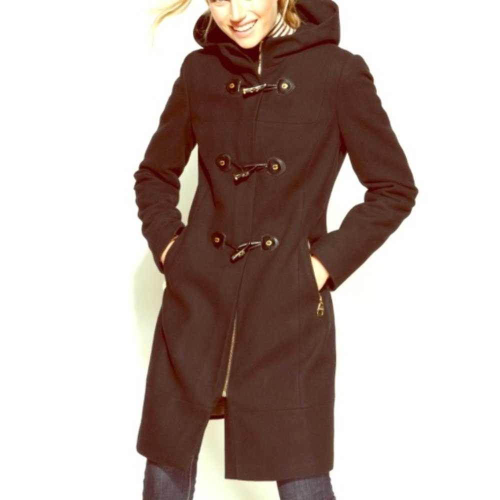 Calvin Klein Hooded Toggle Duffle Coat XS